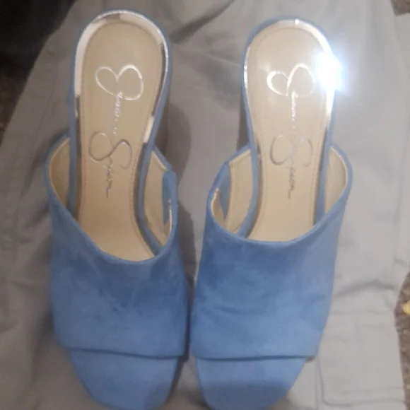 Y2K Jessica Simpson Slide On Wedge - Picture 2 of 9